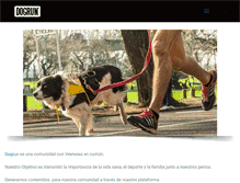 Tablet Screenshot of dogrun.com.ar